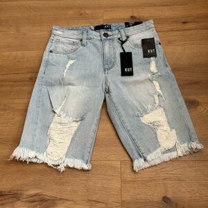 Kut from the Kloth Light Blue Bermuda Shorts